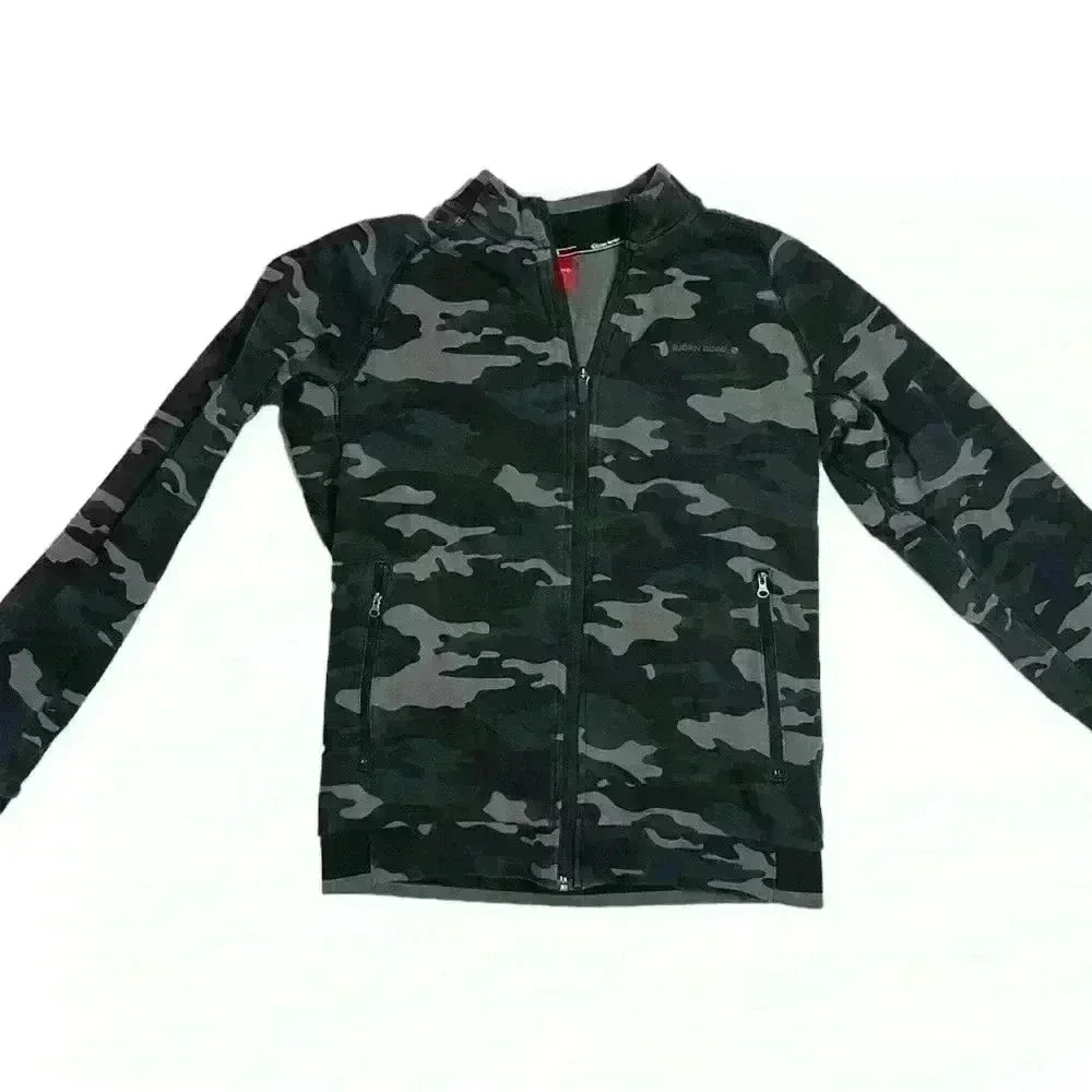 BJORN BORG Running/athletic jacket in black camo size small mens